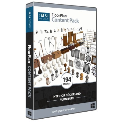 FloorPlan Add-On: Interior Decoration & Furniture Assets