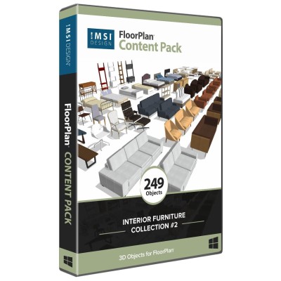 Interior Furniture Pack Collection 2 – Stylish Additions for FloorPlan Home Design