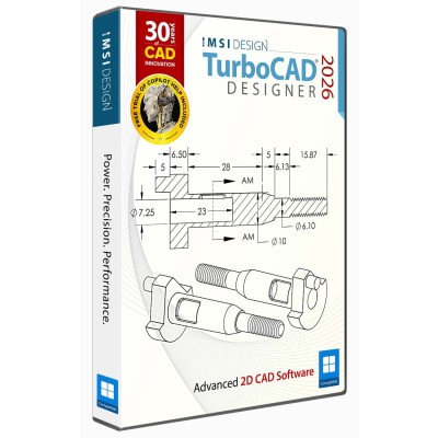 TurboCAD 2026 for Windows  Advanced 2D/3D CAD Design Software