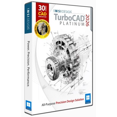 TurboCAD 2026 for Windows  Advanced 2D/3D CAD Design Software