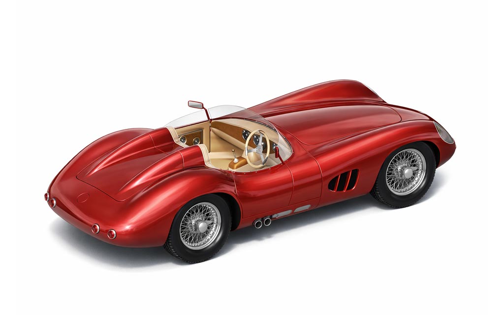 Red car rendered concept