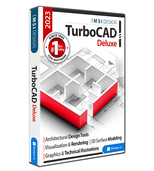 TurboCAD 2023 Deluxe Upgrade from TurboCAD 2023 Designer