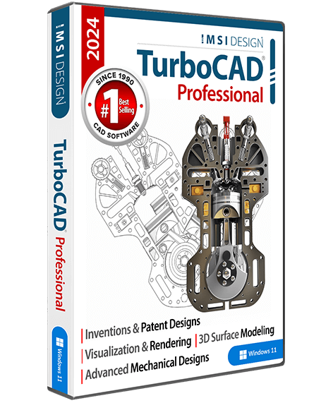 TurboCAD 2024 Professional Upgrade from TurboCAD 2023 Professional