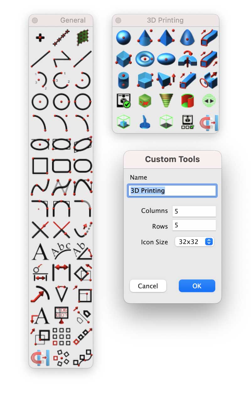 Redesigned Custom Tool Creation and Editing